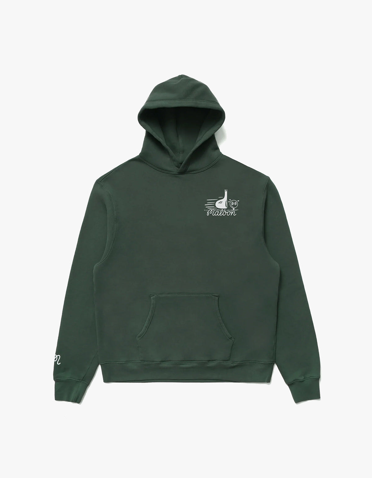 Follow Thru Hoodie - Malbon Green