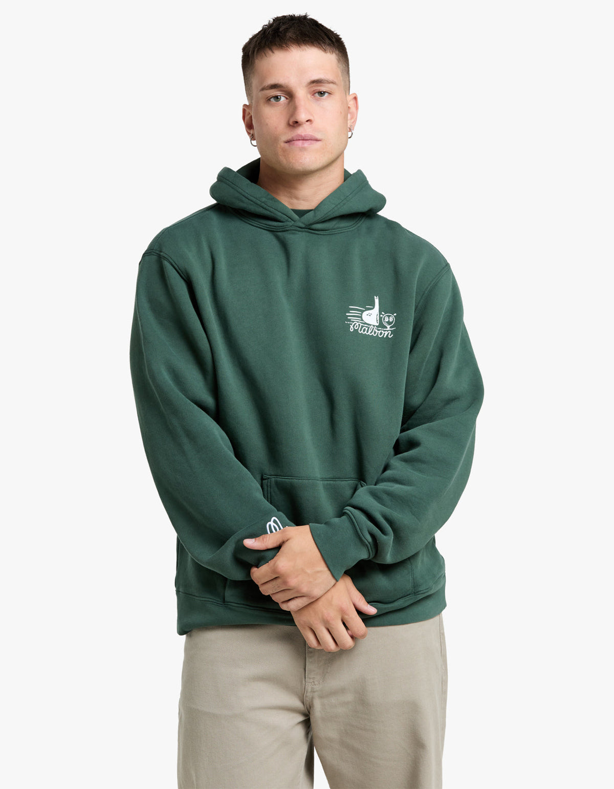 Follow Thru Hoodie - Malbon Green