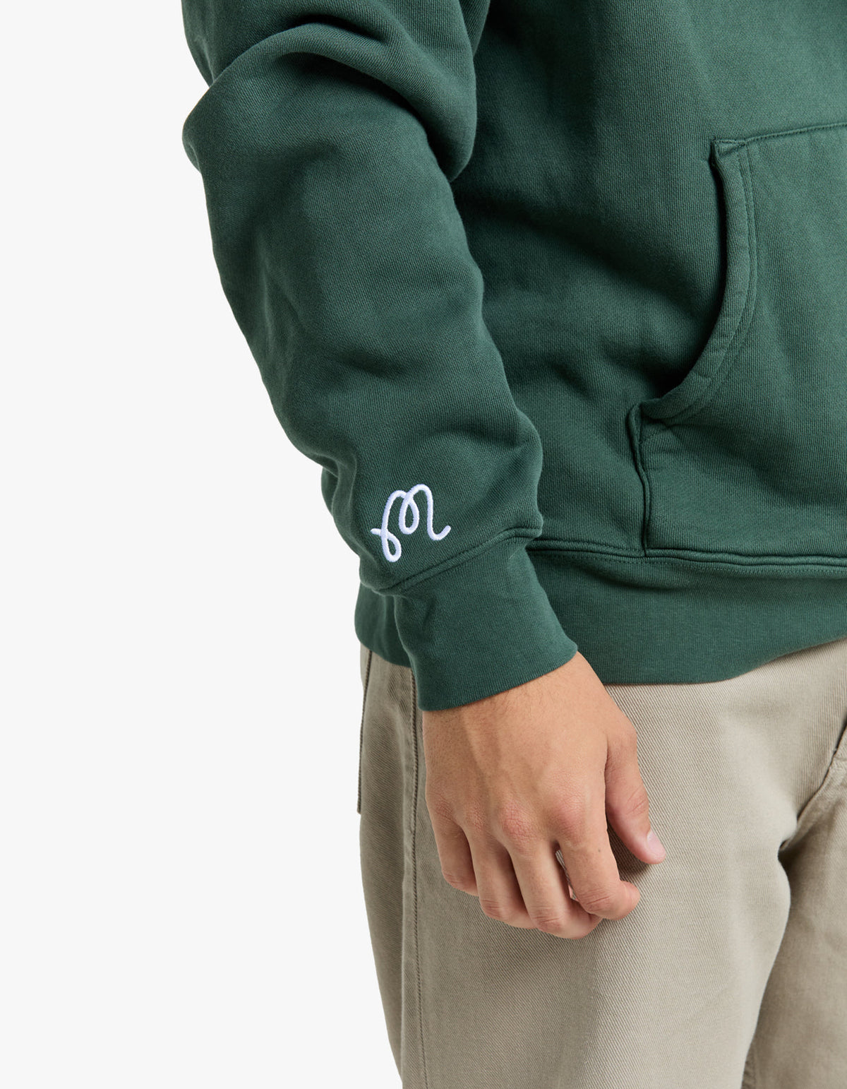 Follow Thru Hoodie - Malbon Green