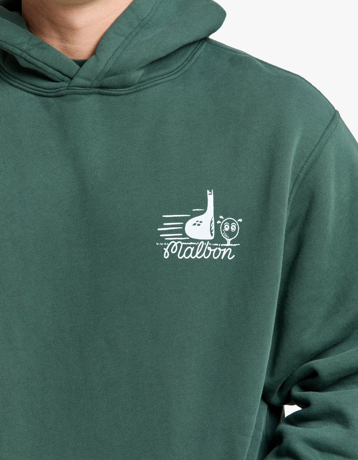 Follow Thru Hoodie - Malbon Green
