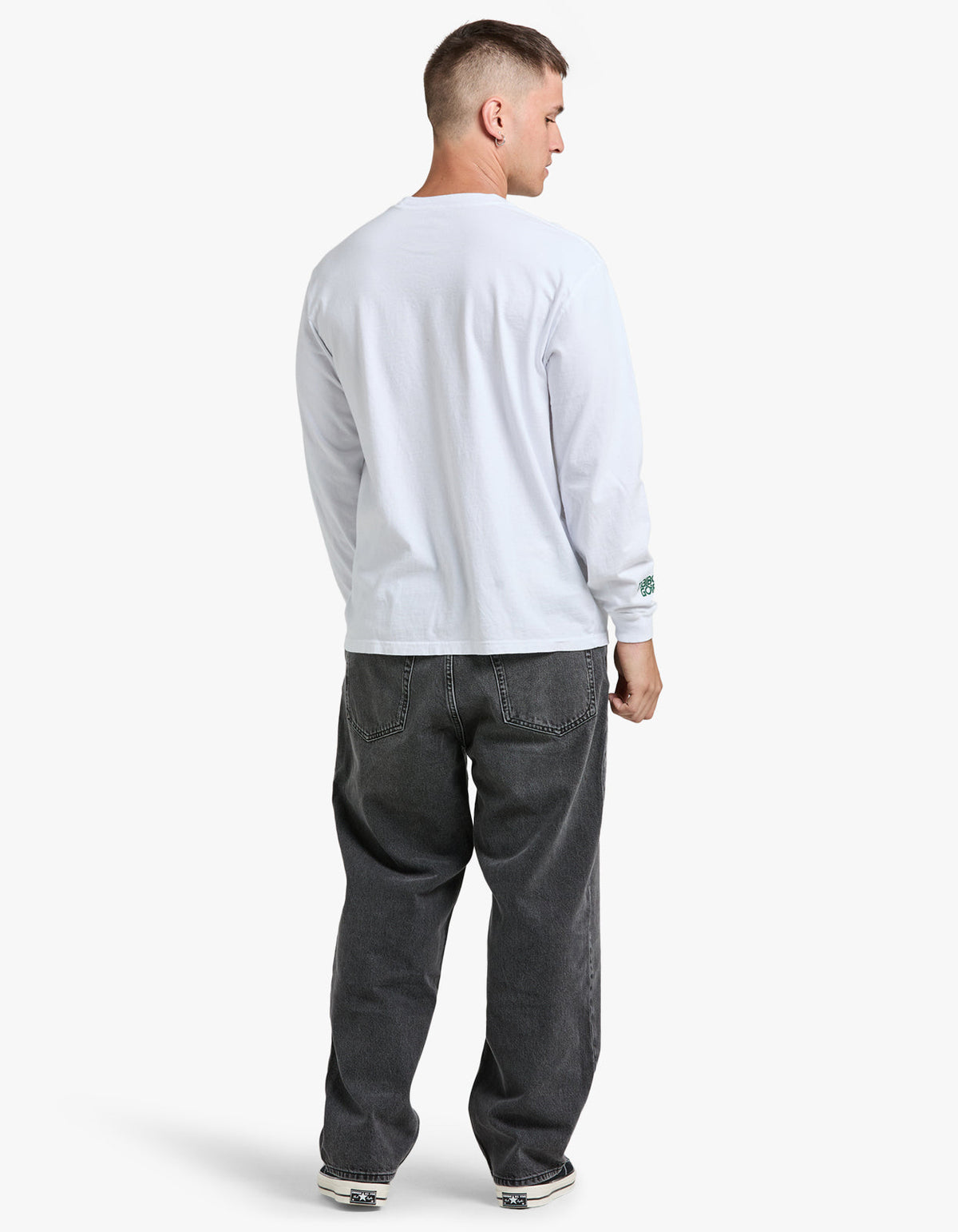 Swing Oil L/S T Shirt - White