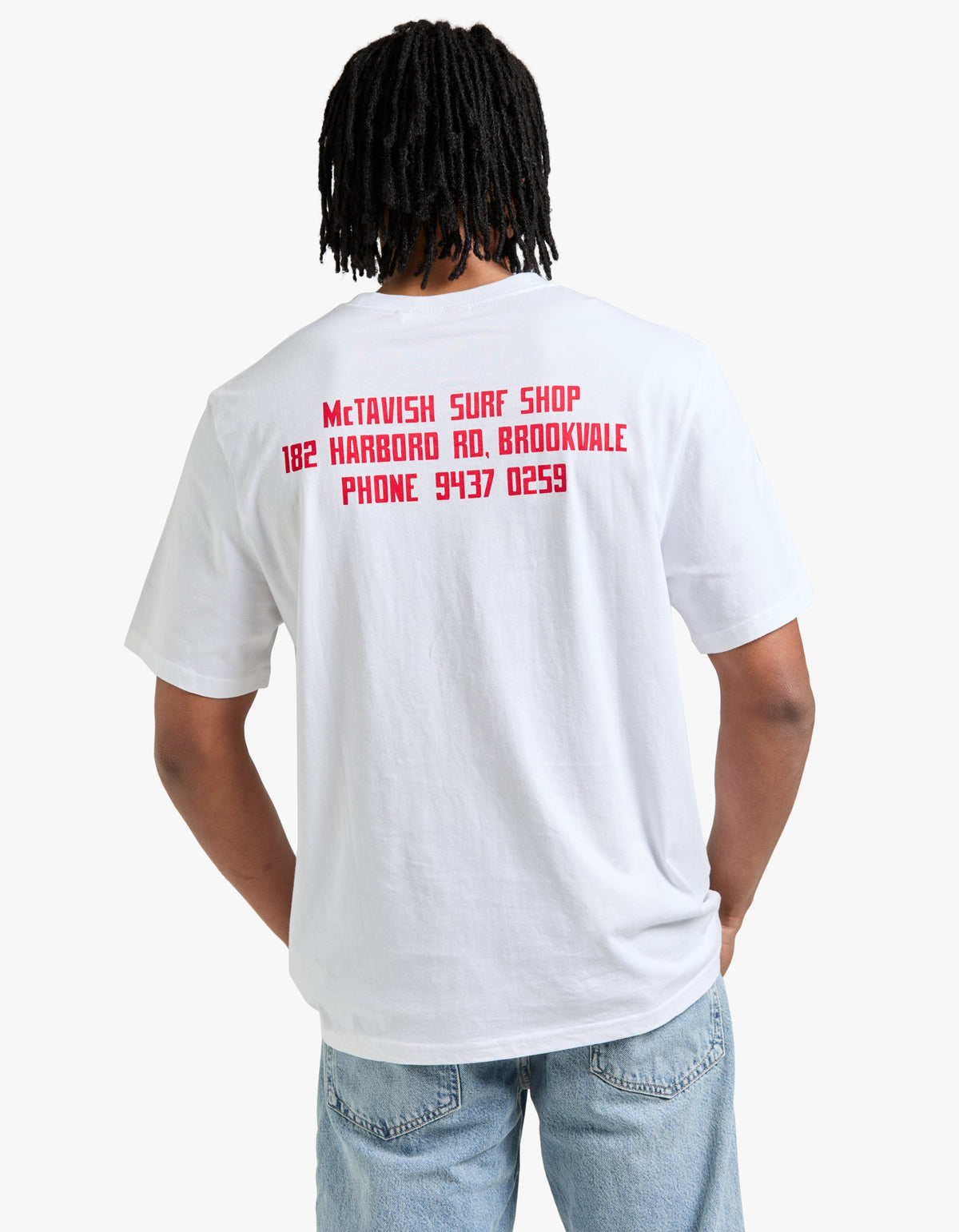 Brookvale Surf Shop Tee - White