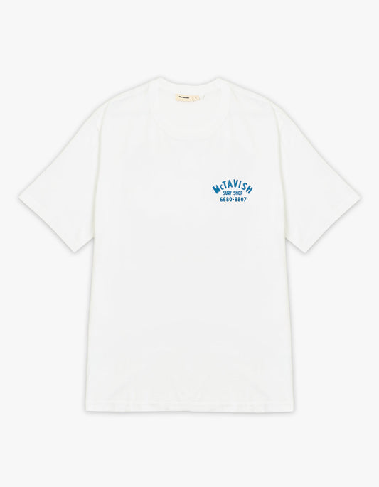 Byron Bay Surf Shop Tee - White