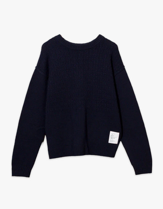 4-Way Merino Knit - Dark Blue