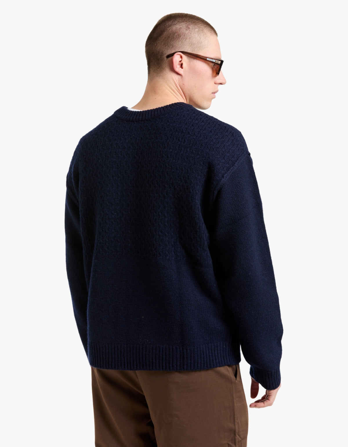 4-Way Merino Knit - Dark Blue