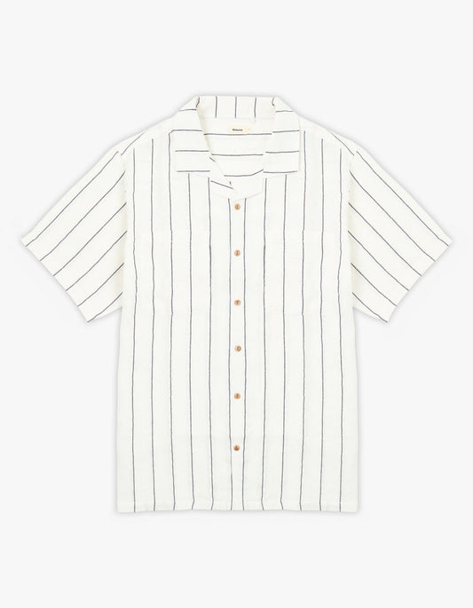 Linen Stripe Shirt - White Multi
