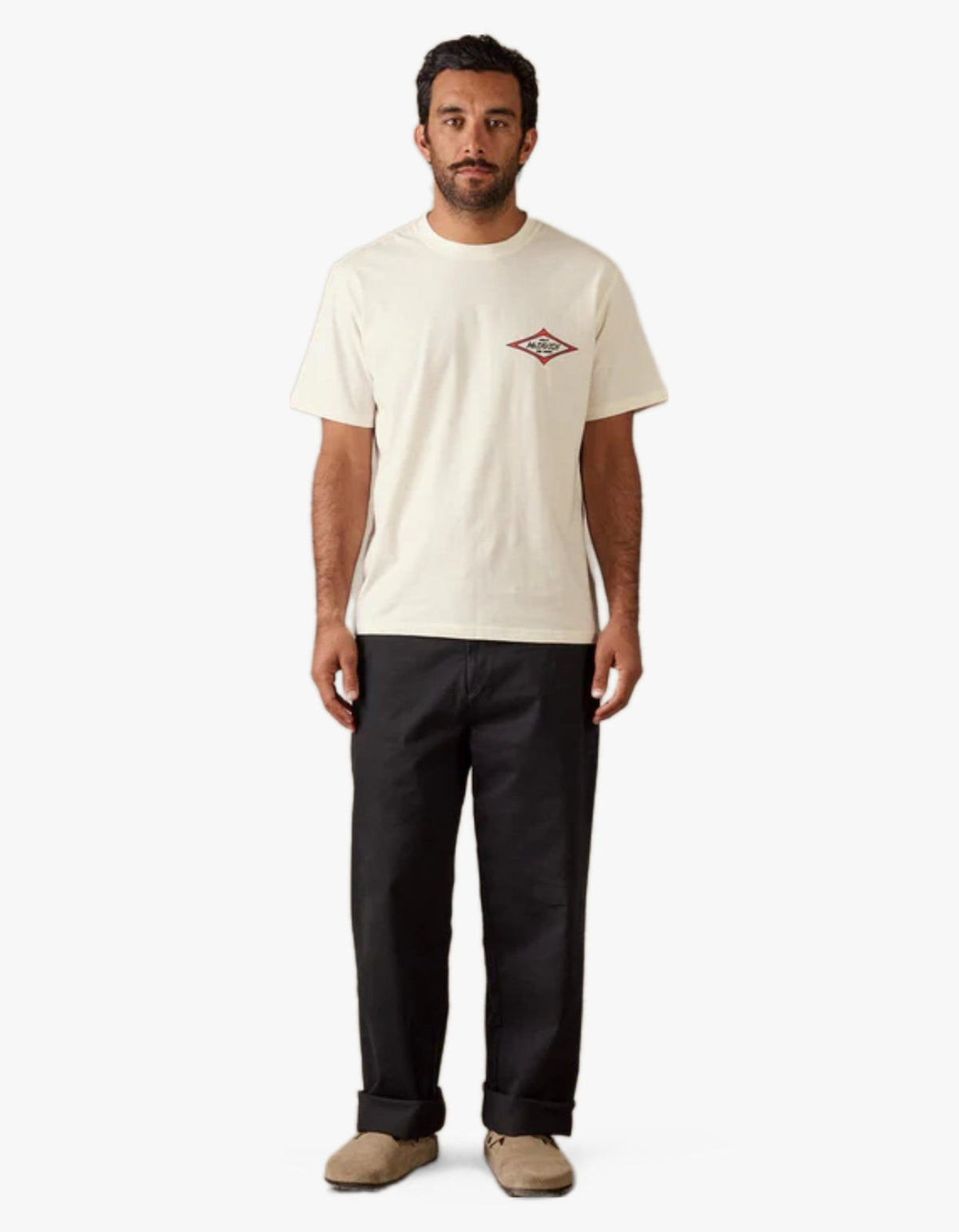 60's Diamond Tee - Chalk