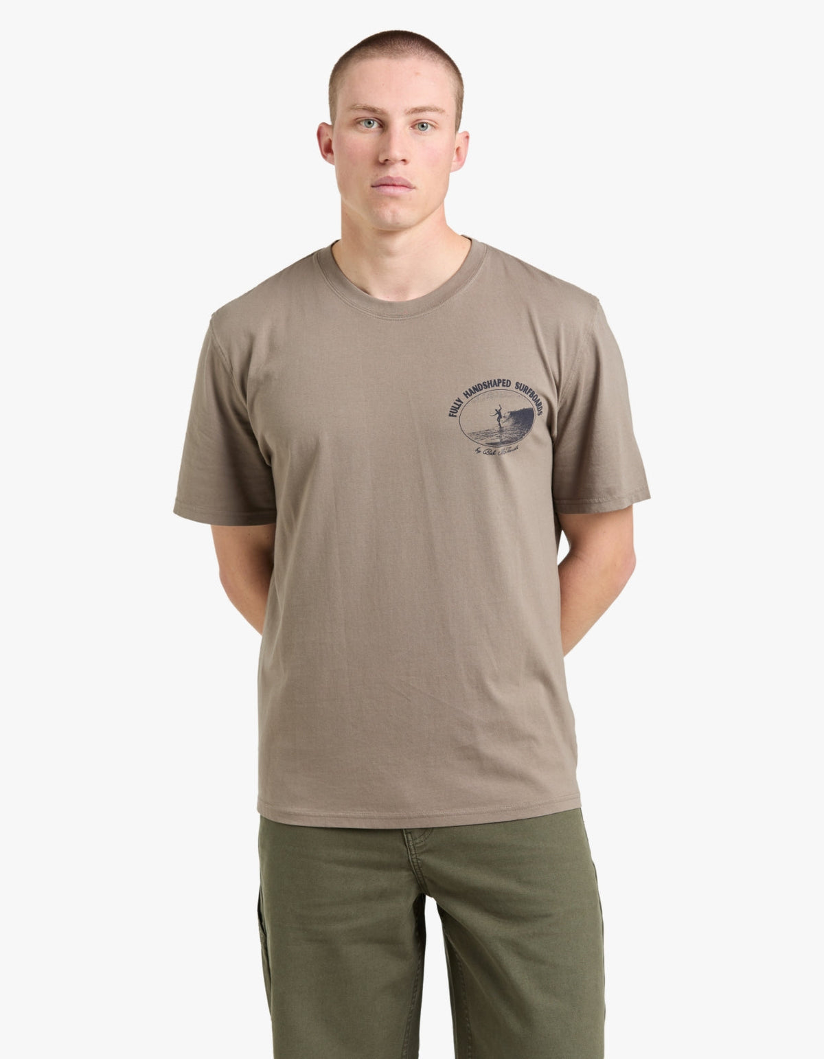 Fully Hand Shaped Tee - Grey