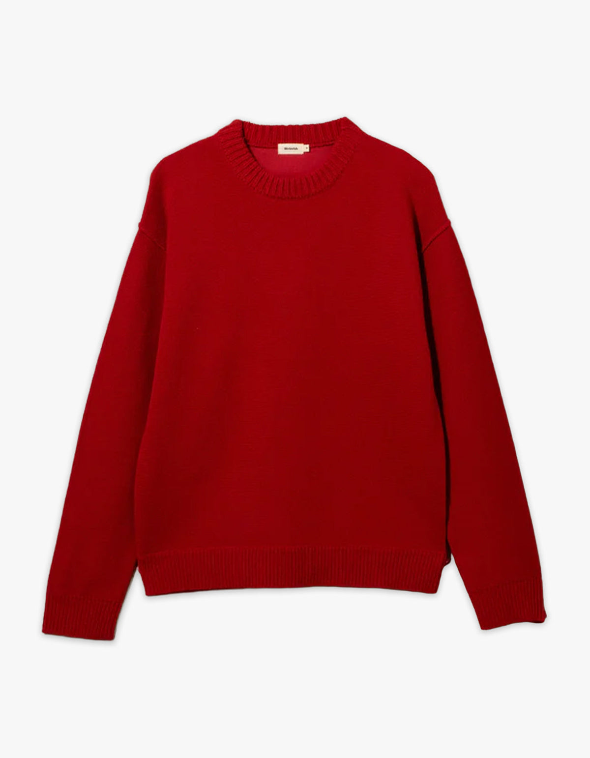 Reverse Seam Knit - Red