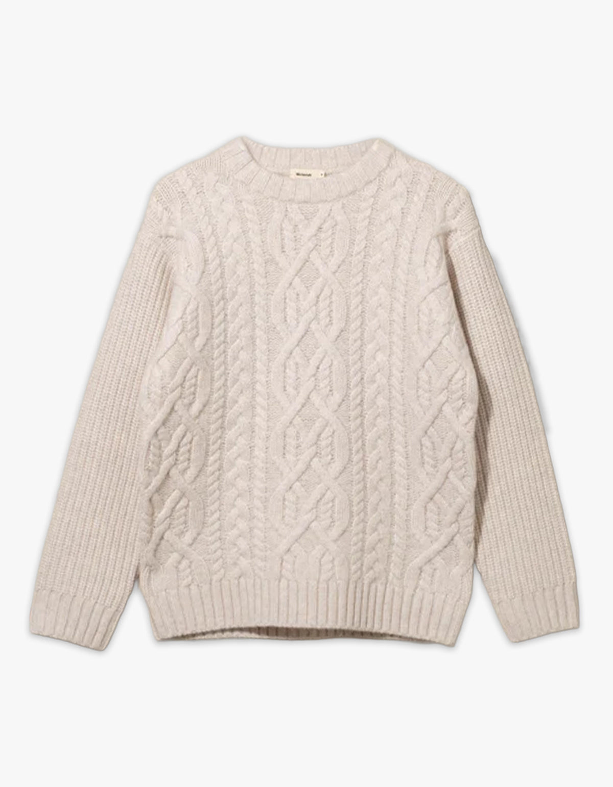 Celtic Merino Knit - Chalk