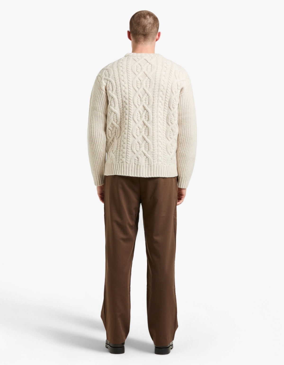 Celtic Merino Knit - Chalk