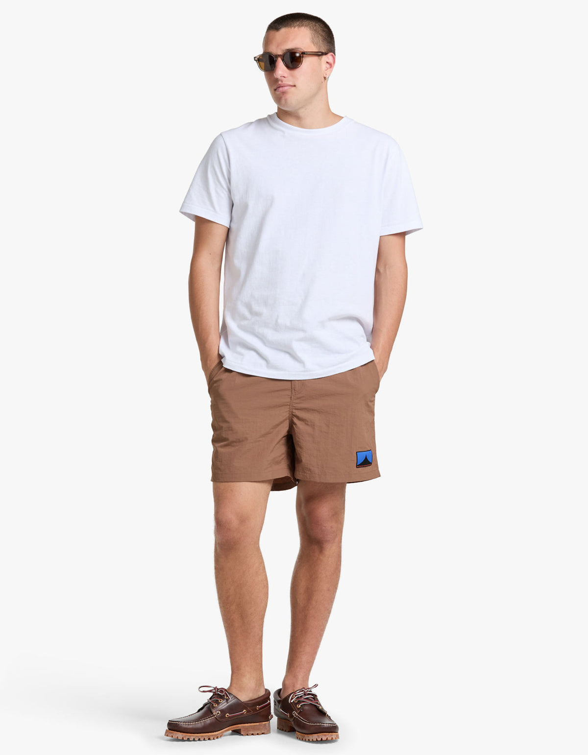 Land Swim Short - Brown