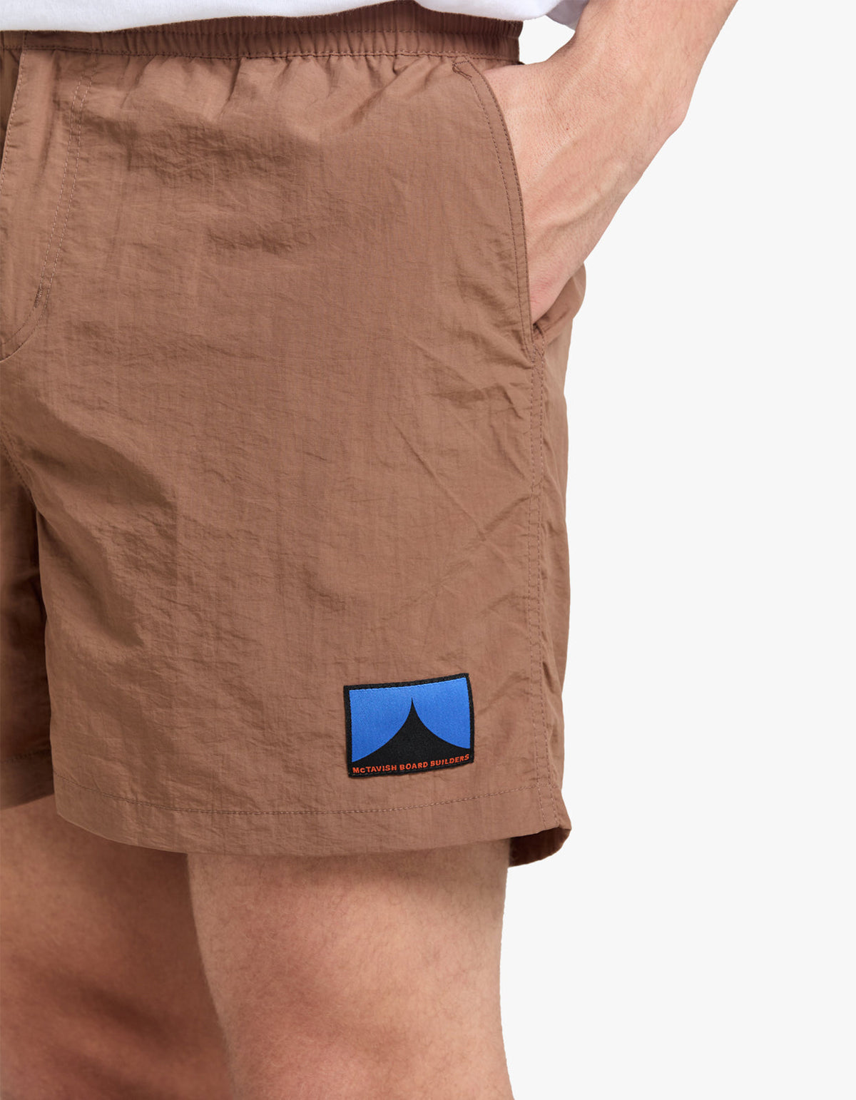 Land Swim Short - Brown