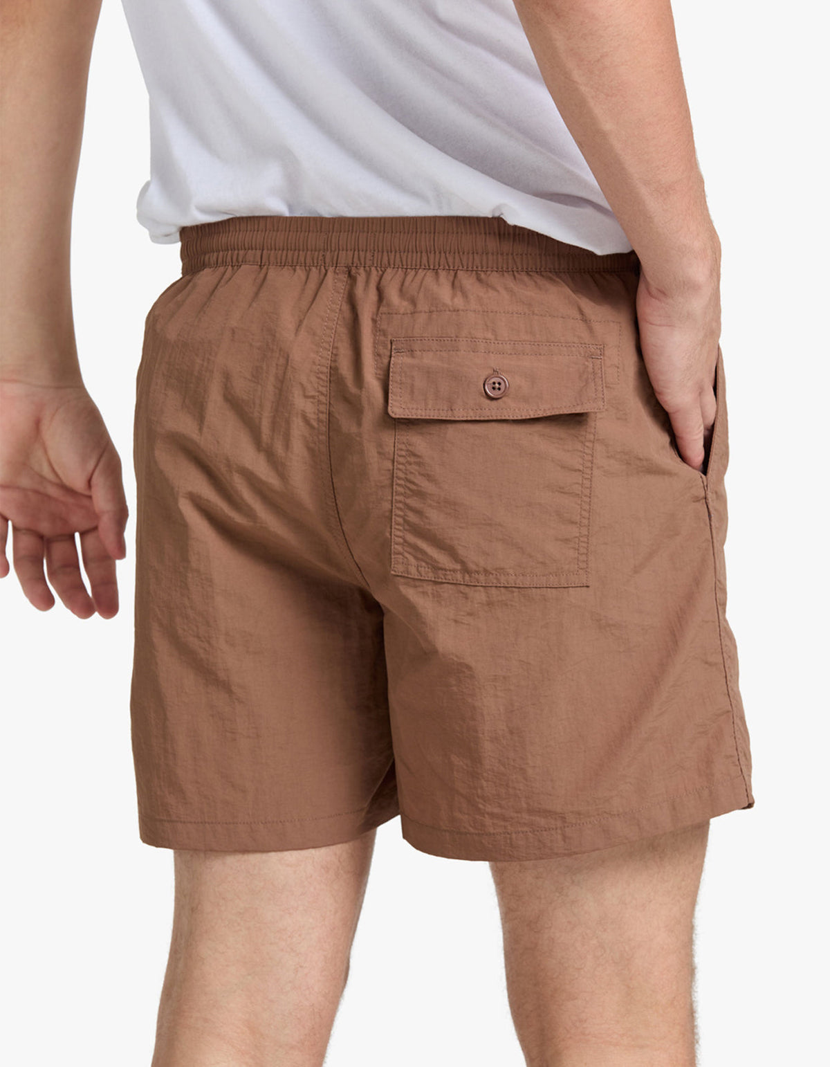 Land Swim Short - Brown