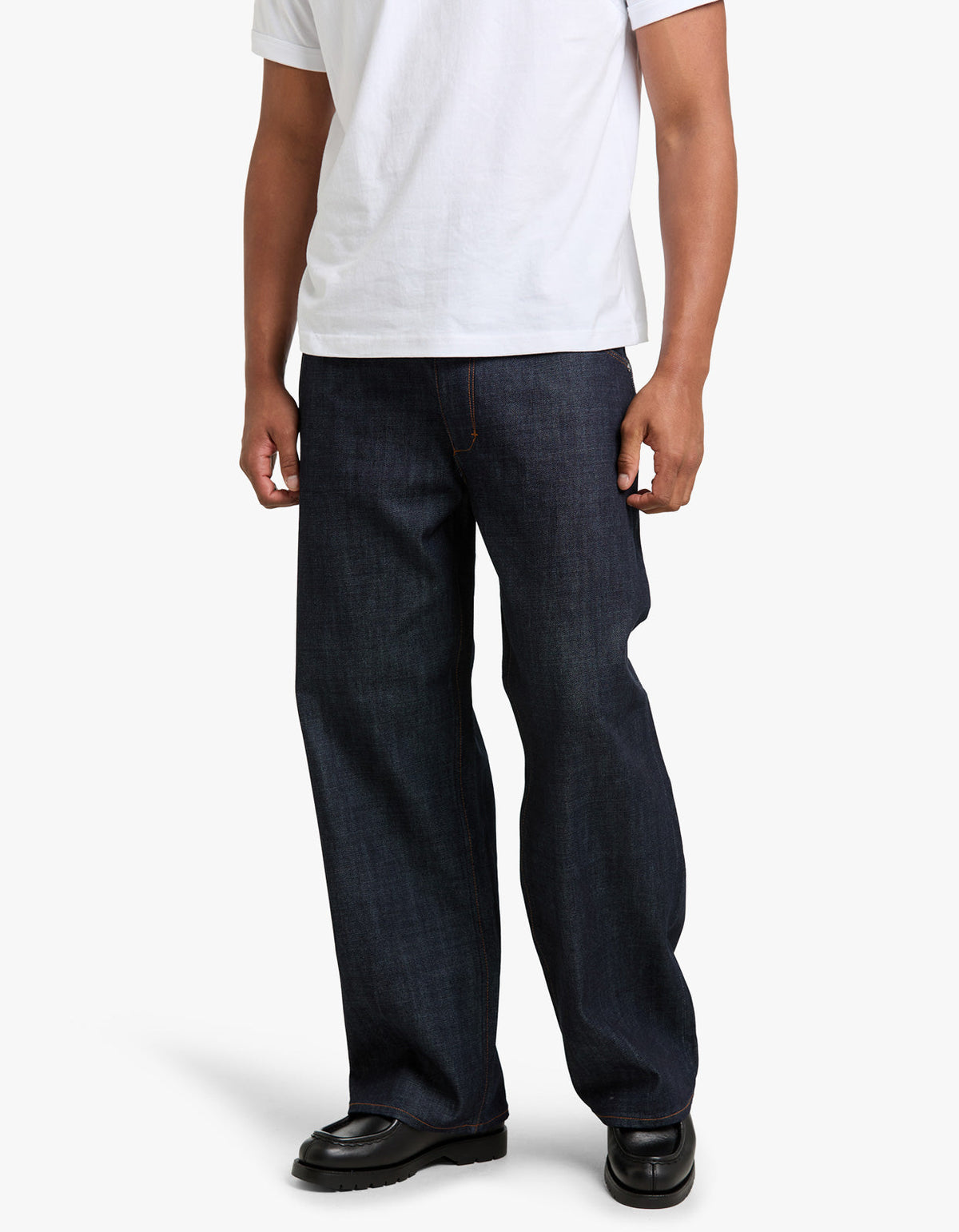 Austin Baggy Selvedge Jean - Raw Selvedge