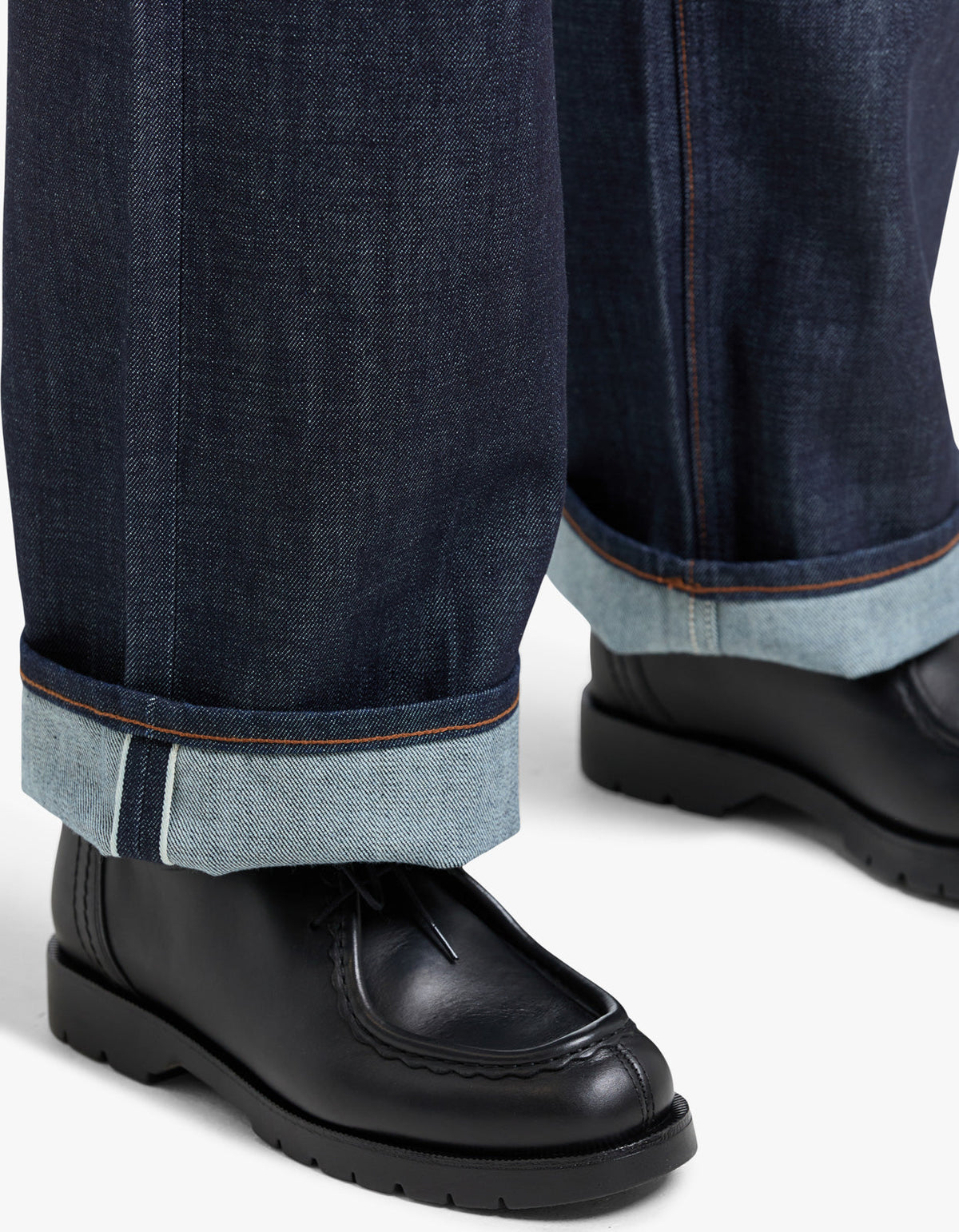 Austin Baggy Selvedge Jean - Raw Selvedge