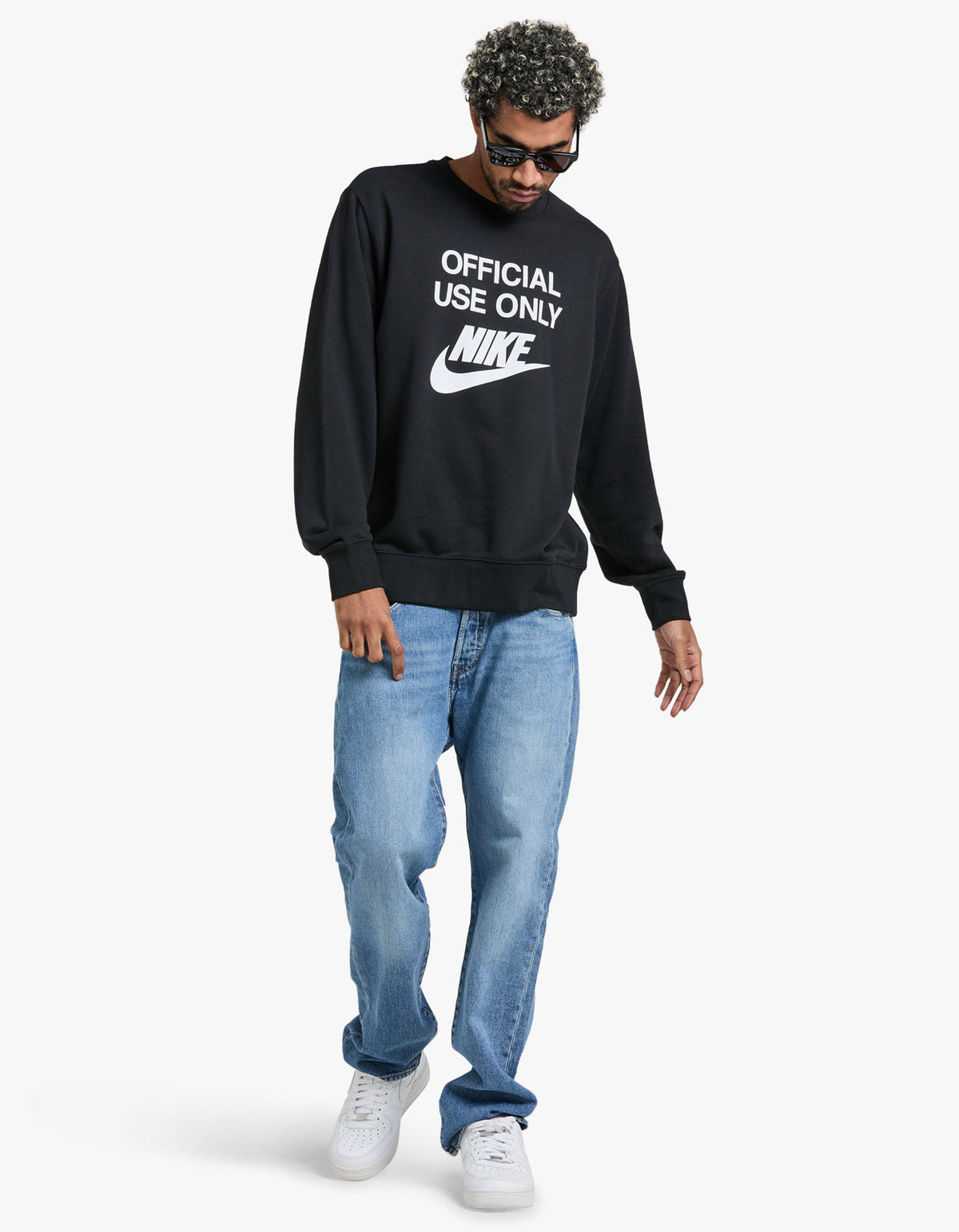 Nike Official Use Only Crewneck Sweat - Black/White