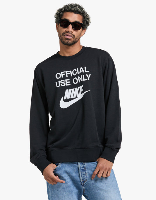 Nike Official Use Only Crewneck Sweat - Black/White