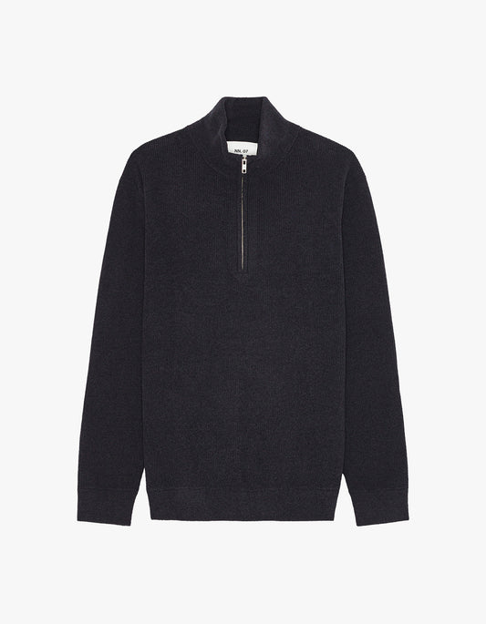Danny Half Zip Sweater 6429 - Navy Blue 200