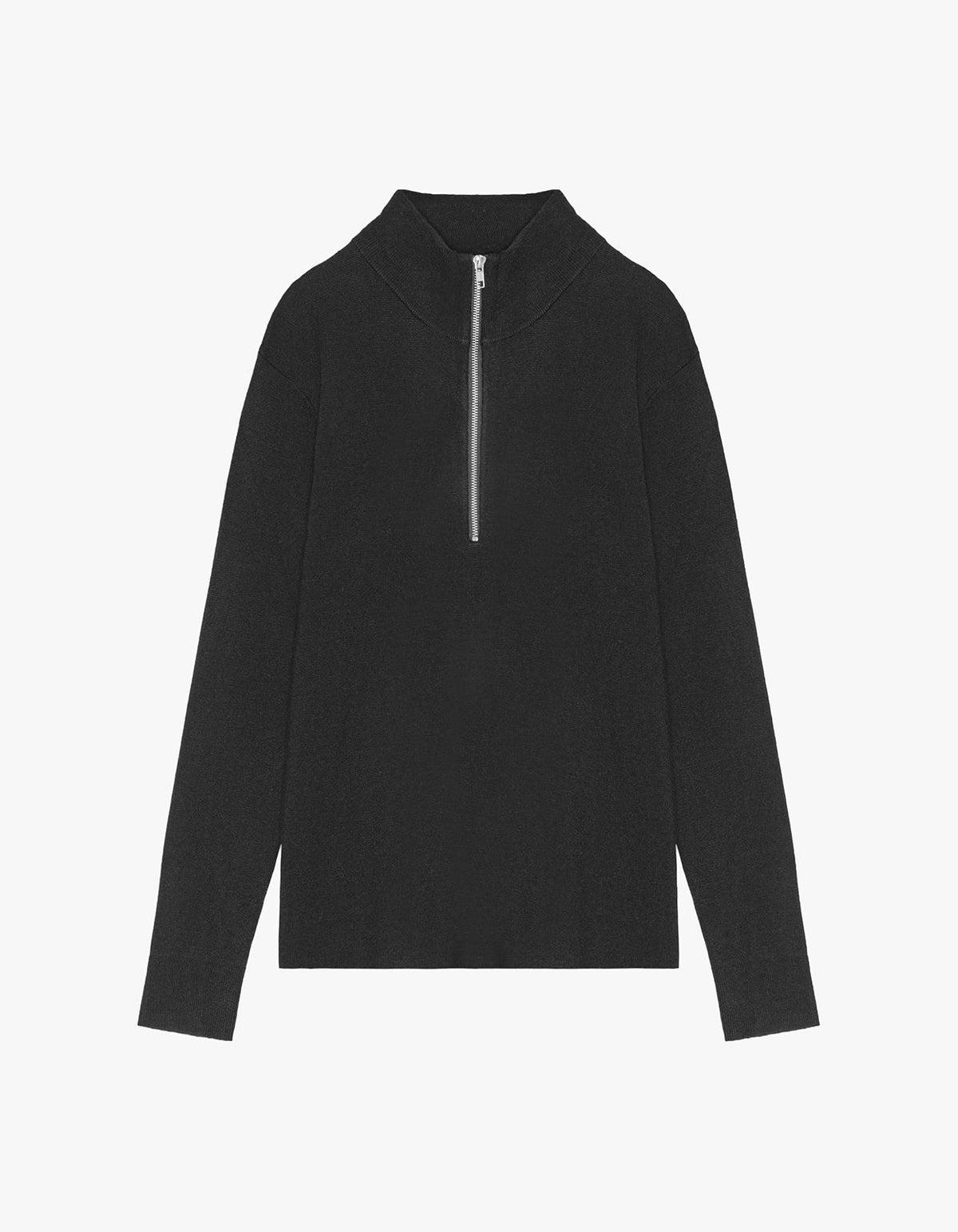Harald Half Zip Sweater 6530 - Black 999