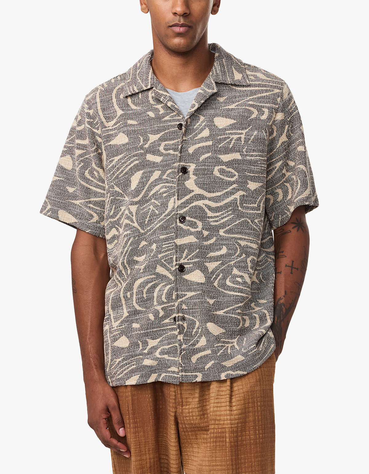 Julio S/S Shirt 3420 - Demitasse