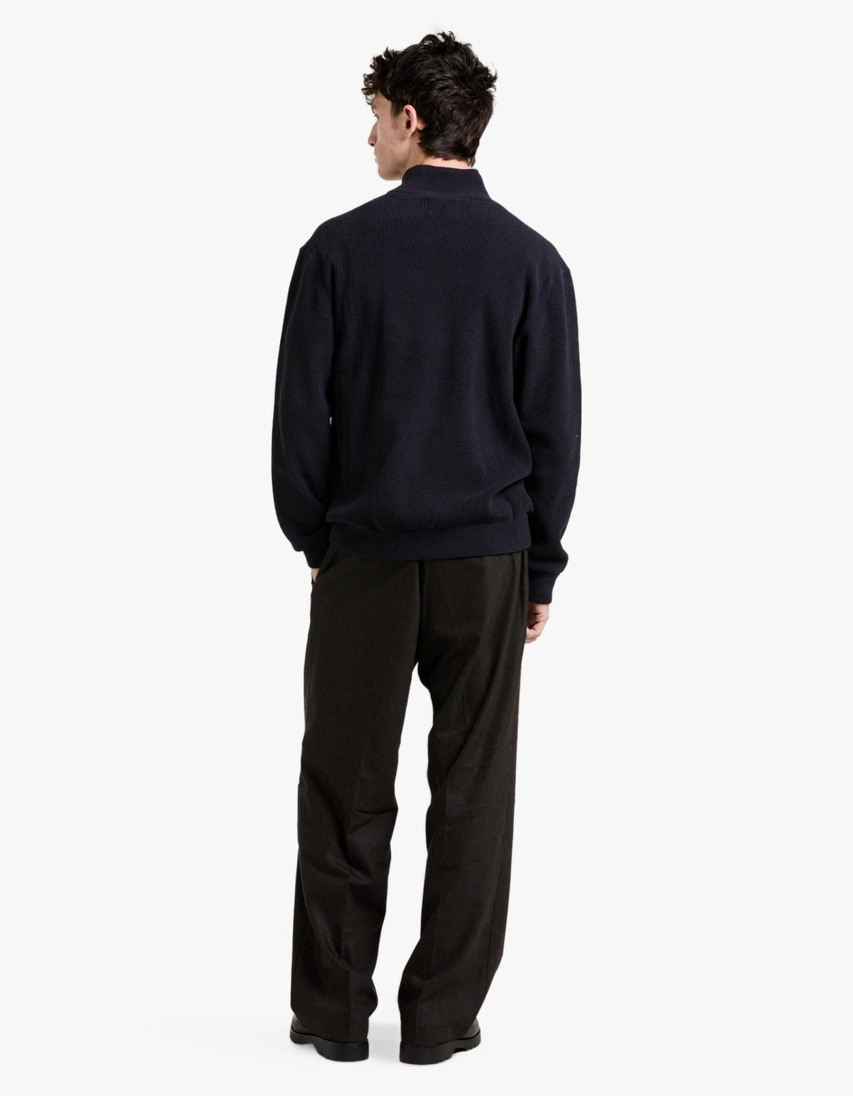 Danny Half Zip Sweater 6429 - Navy Blue 200