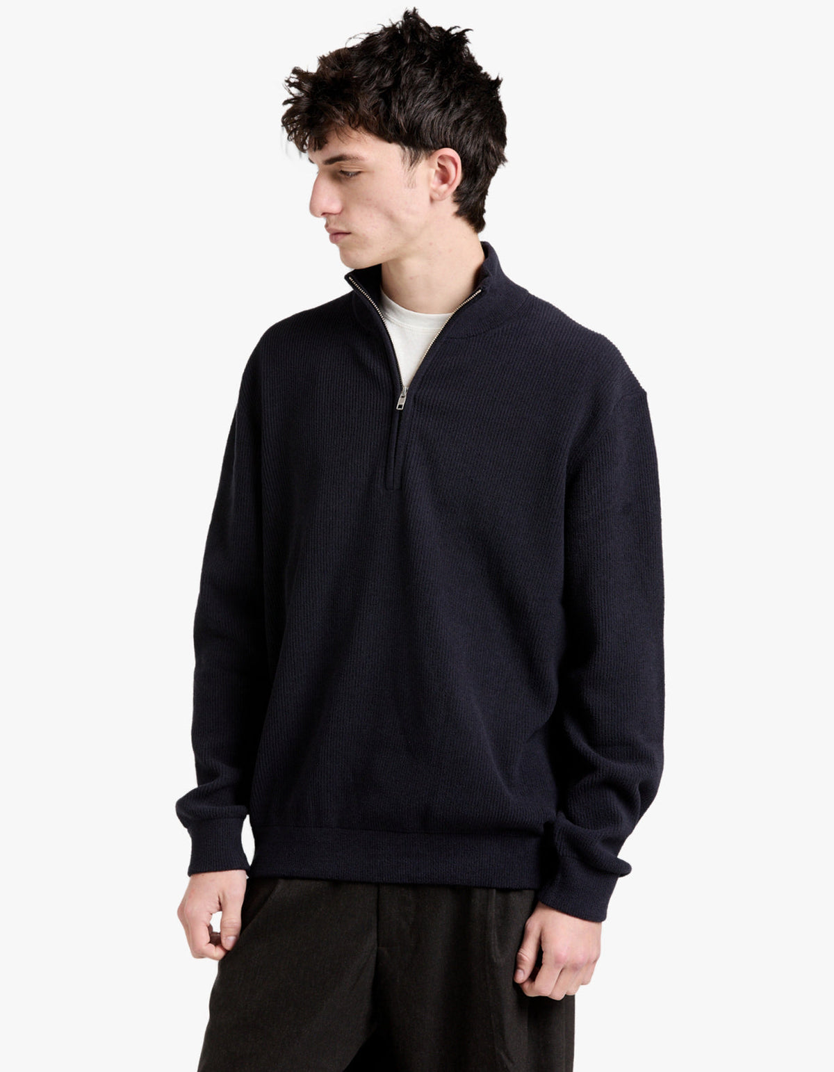 Danny Half Zip Sweater 6429 - Navy Blue 200