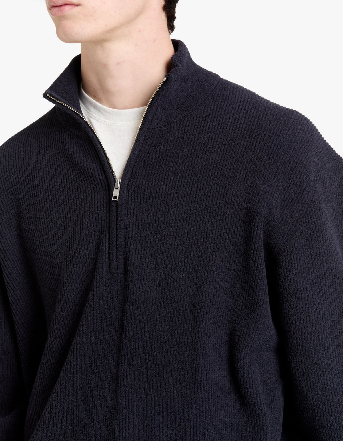 Danny Half Zip Sweater 6429 - Navy Blue 200