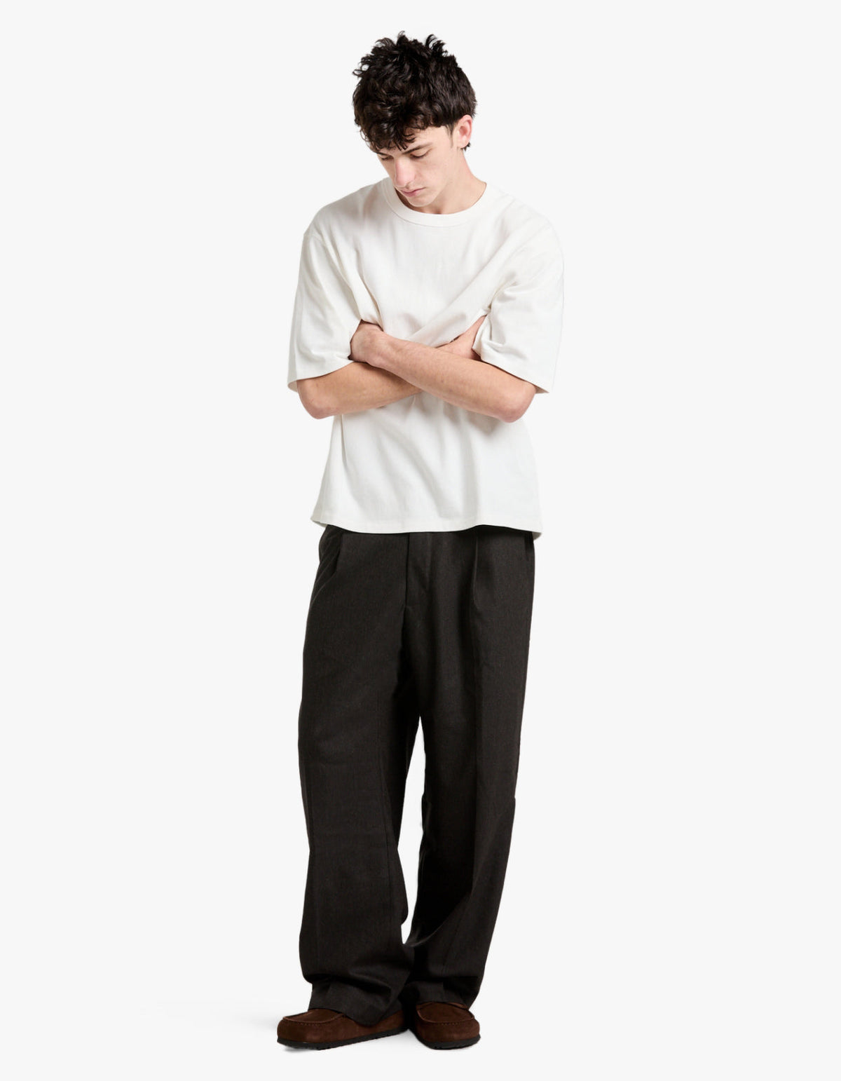 Kay Pleated Trousers 10005 - Dusky Port 578