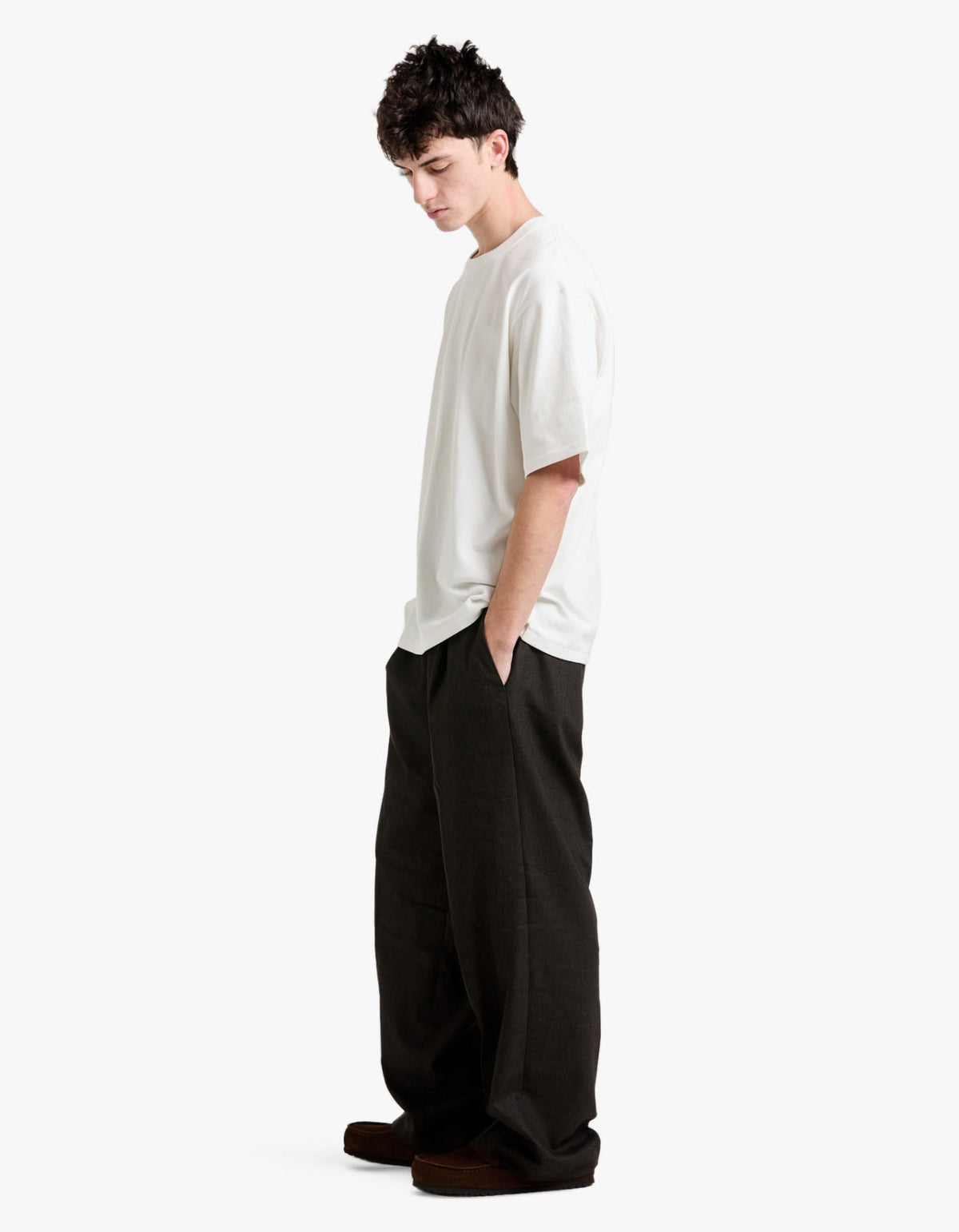 Kay Pleated Trousers 10005 - Dusky Port 578