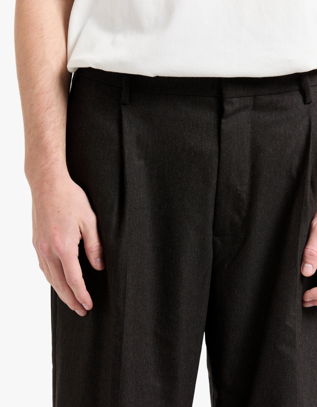 Kay Pleated Trousers 10005 - Dusky Port 578