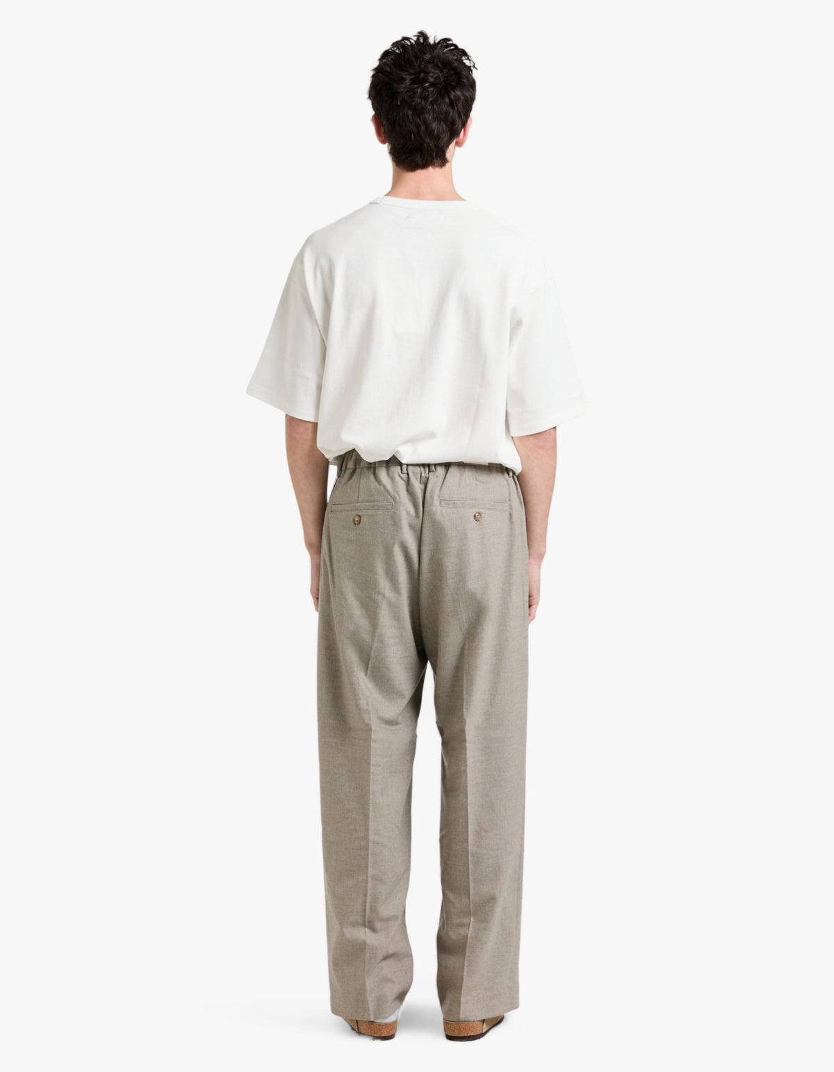 Kay Pleated Trousers 10005 - Desert Khaki 109