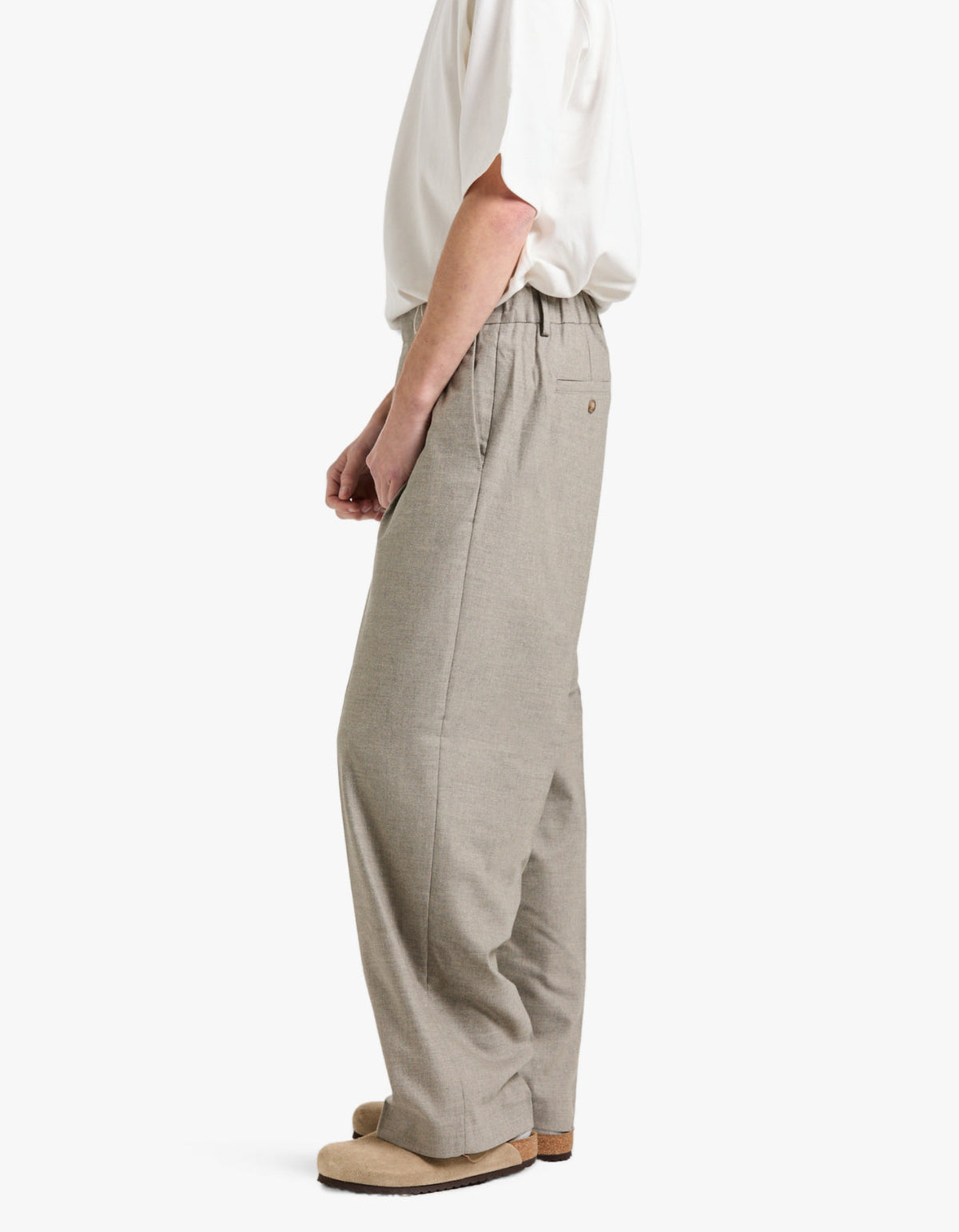Kay Pleated Trousers 10005 - Desert Khaki 109