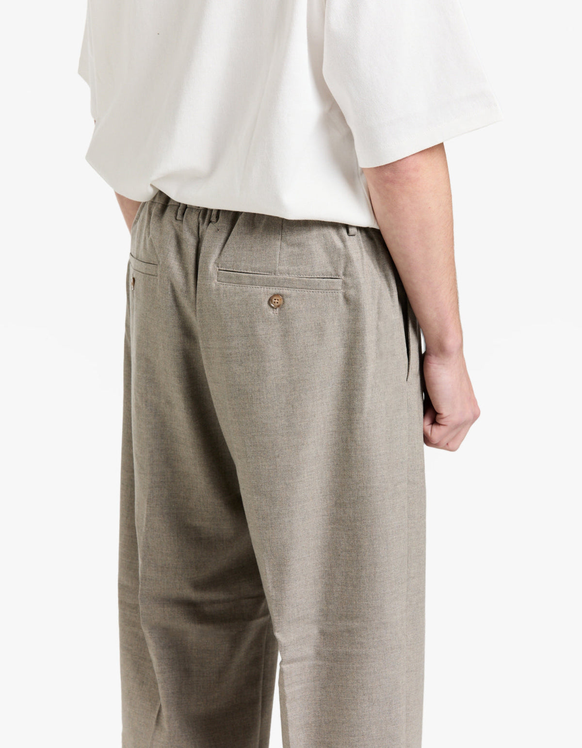 Kay Pleated Trousers 10005 - Desert Khaki 109