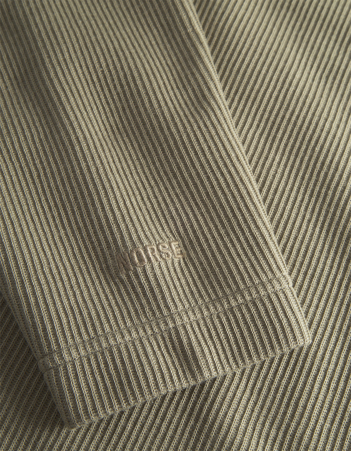 Ruben Double Face L/S Polo Shirt - Clay