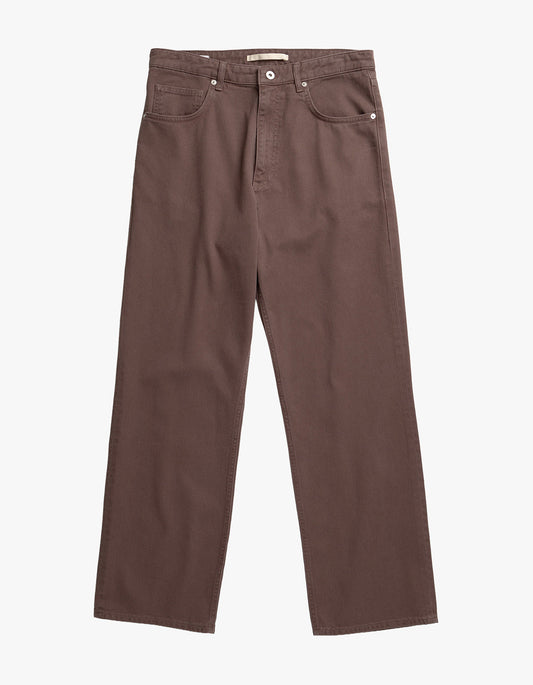 Korshavn Relaxed 5 Pocket Heavy Twill Pant - Peppercorn