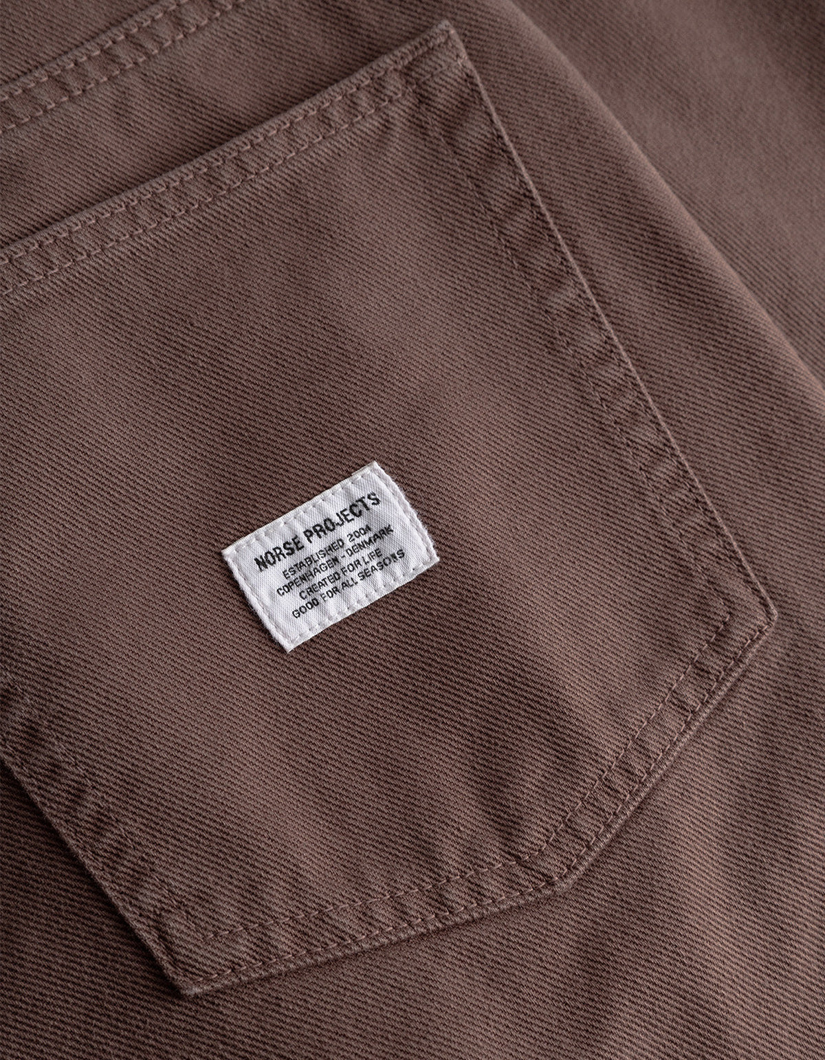 Korshavn Relaxed 5 Pocket Heavy Twill Pant - Peppercorn