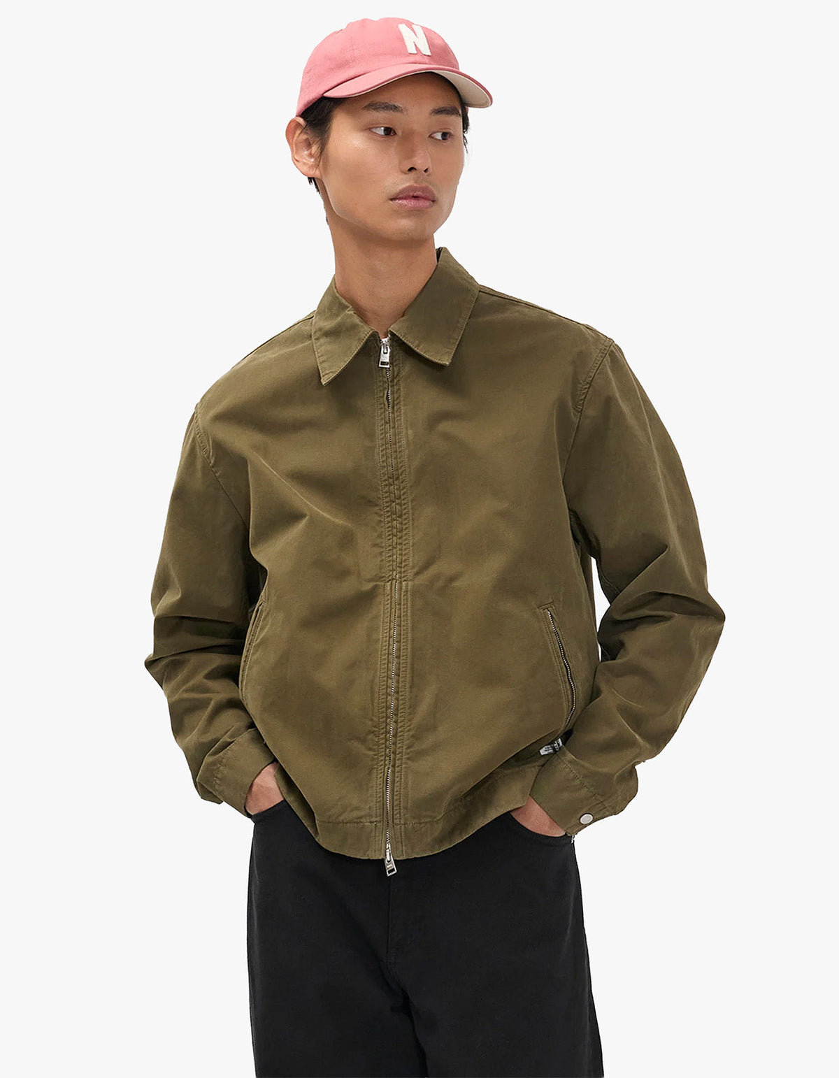 Raabjerg Canvas Jacket - Olive Night