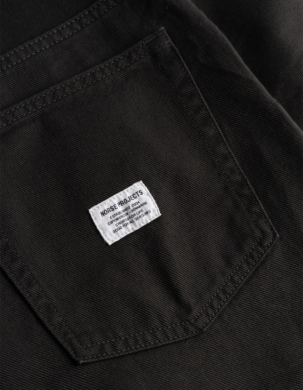 Korshavn Relaxed 5 Pocket Heavy Twill Short - Black