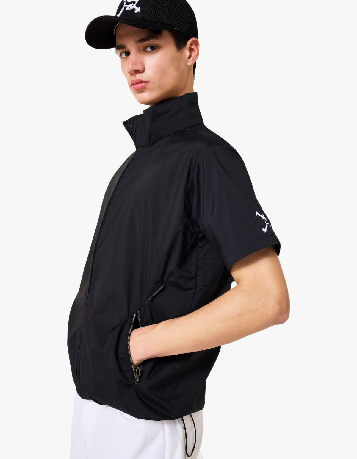 Skull S/S Airy Wind Jacket - Pitch Black