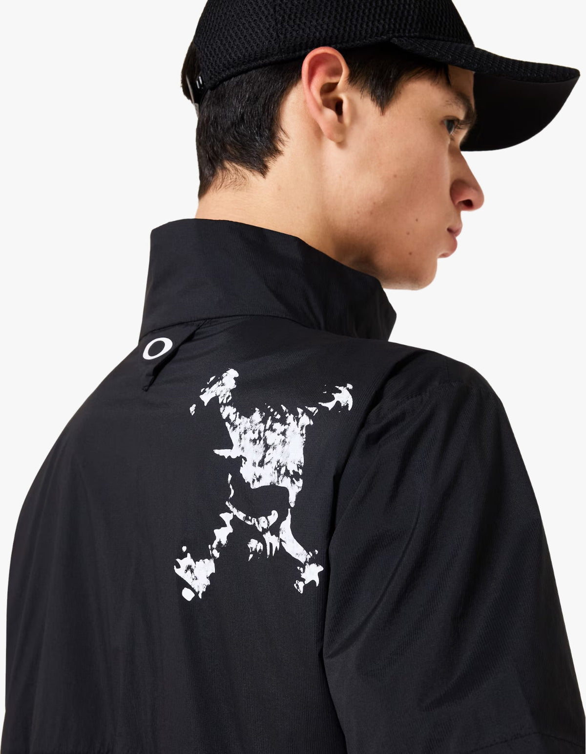 Skull S/S Airy Wind Jacket - Pitch Black