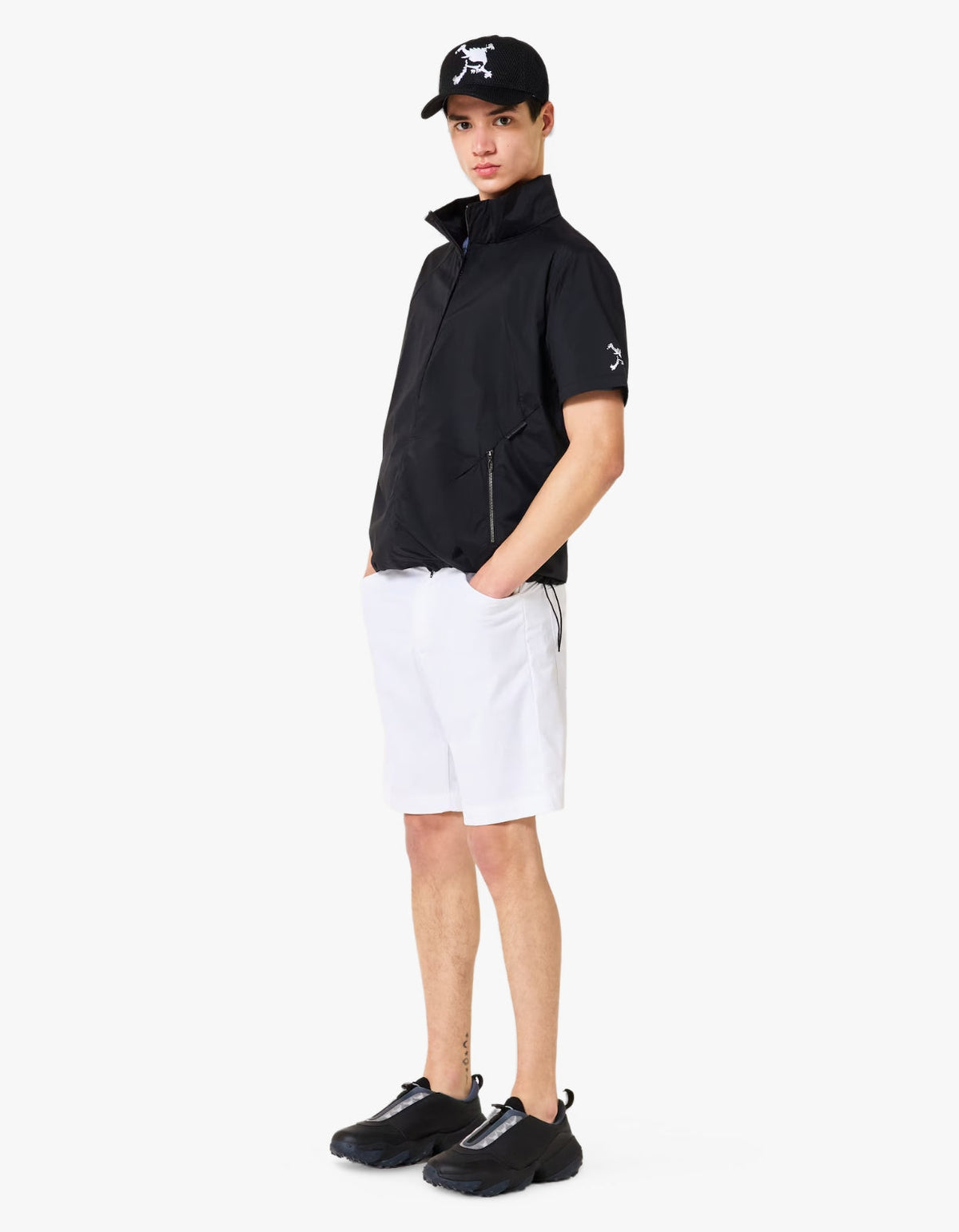 Skull S/S Airy Wind Jacket - Pitch Black