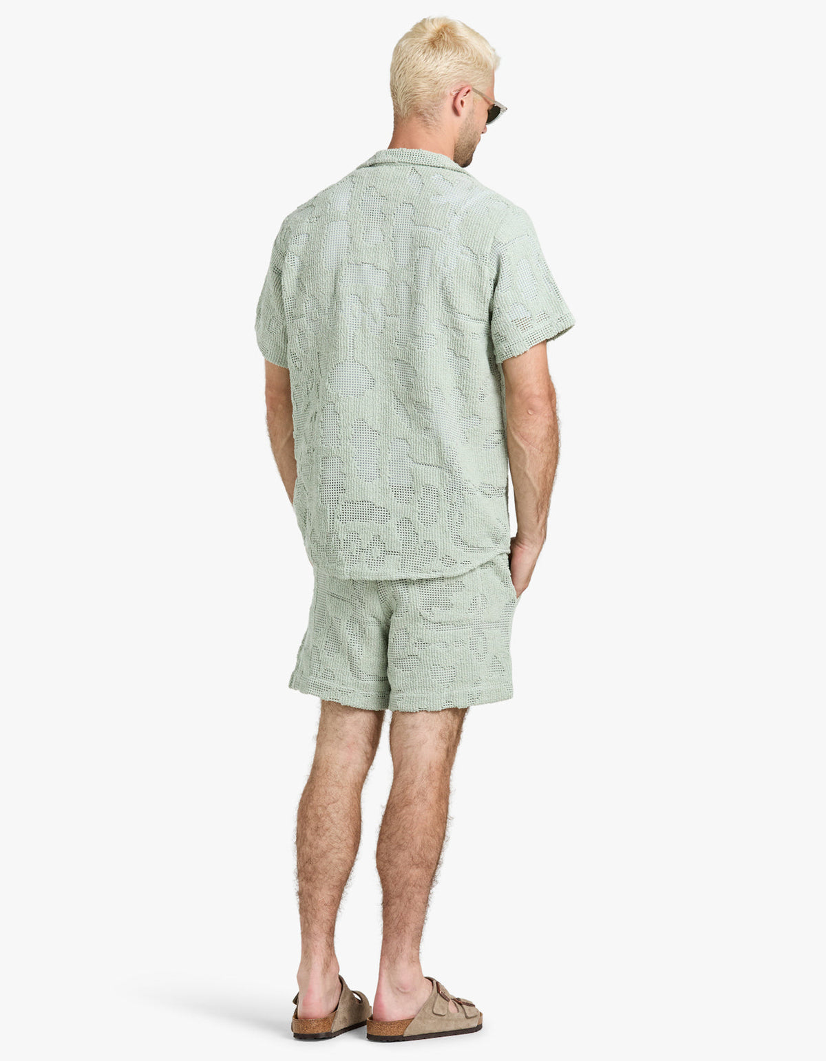 Cuba Crochet Shirt - Galbanum