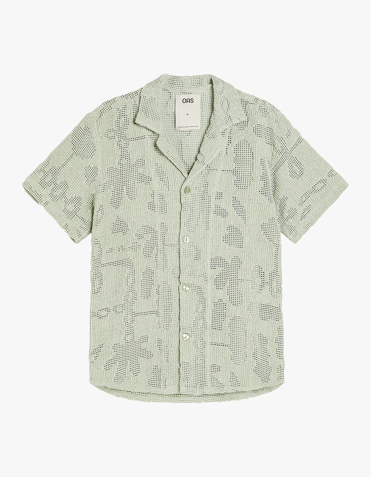 Cuba Crochet Shirt - Galbanum
