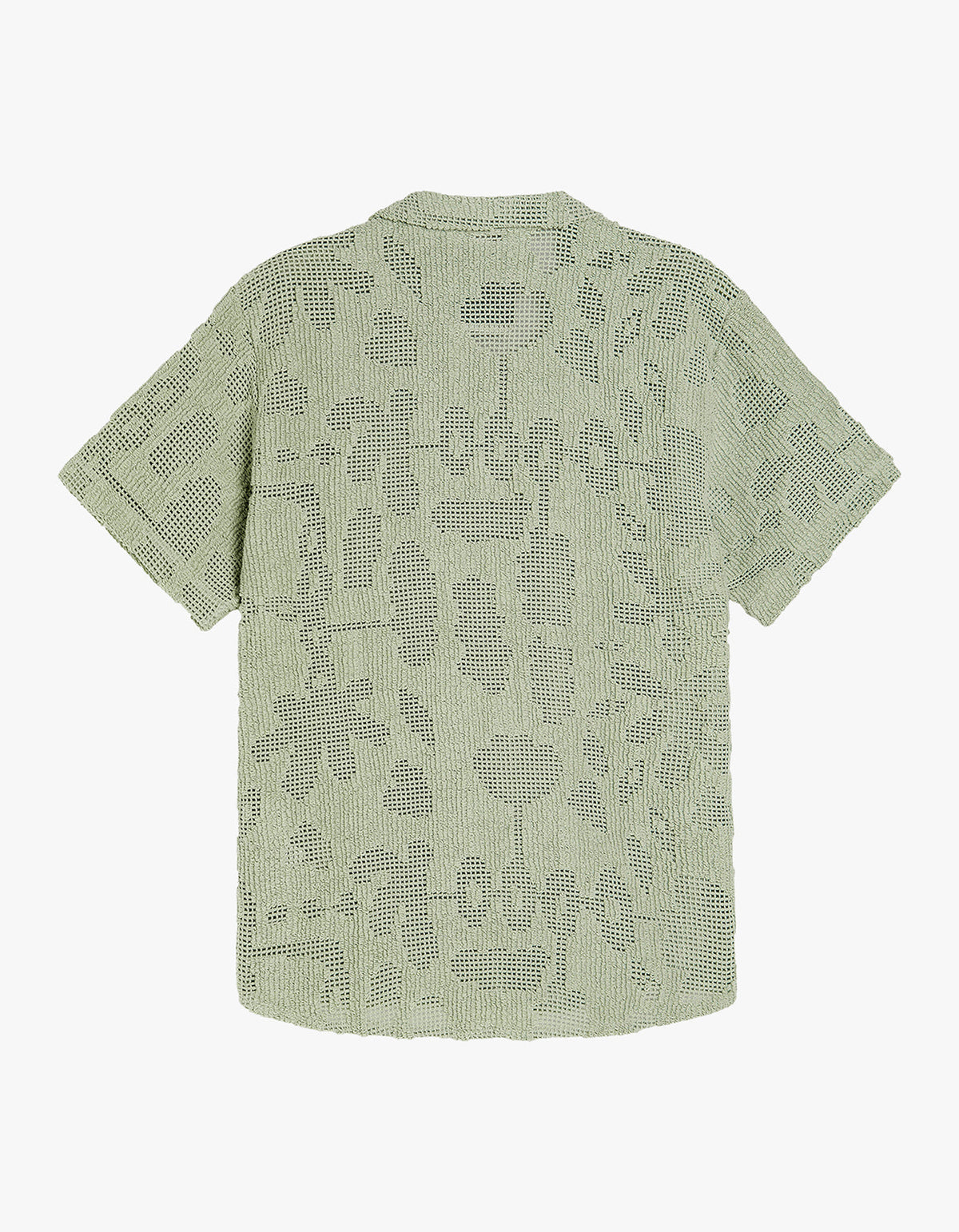 Cuba Crochet Shirt - Galbanum