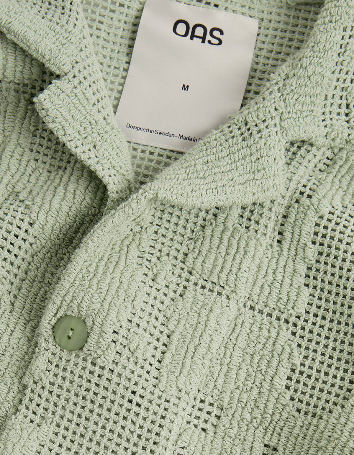 Cuba Crochet Shirt - Galbanum
