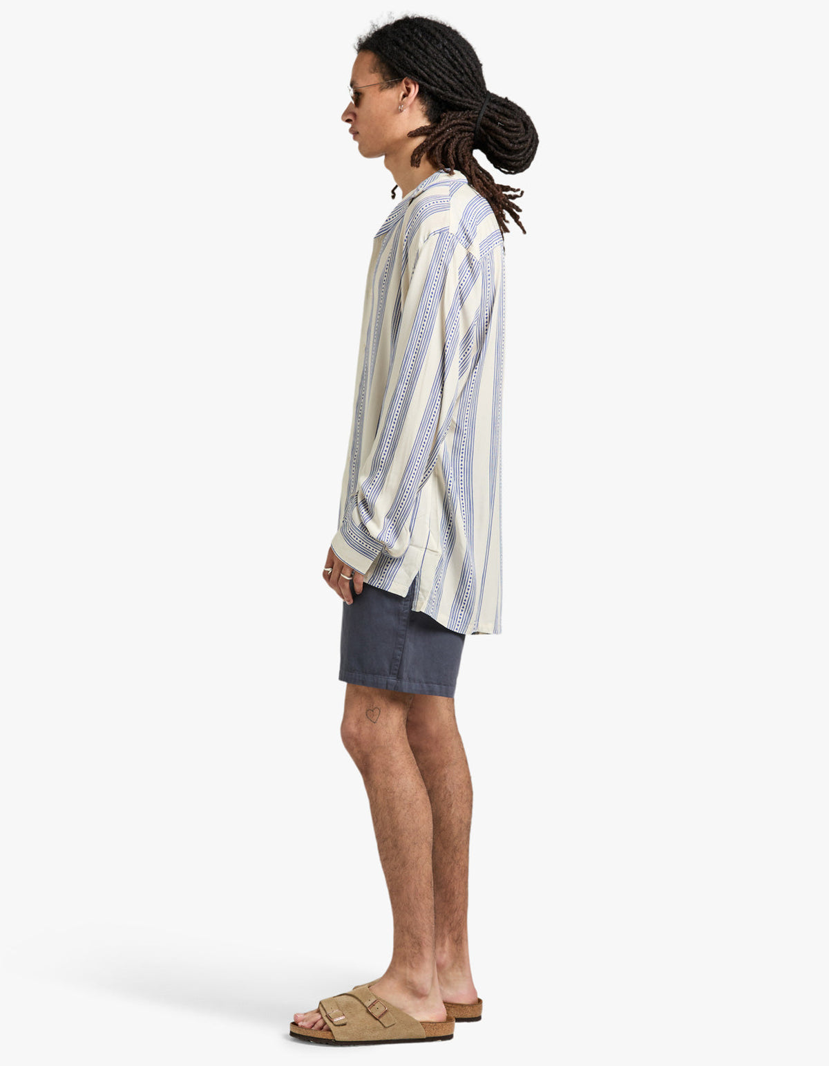 Viscose Long Sleeve Shirt - Havana