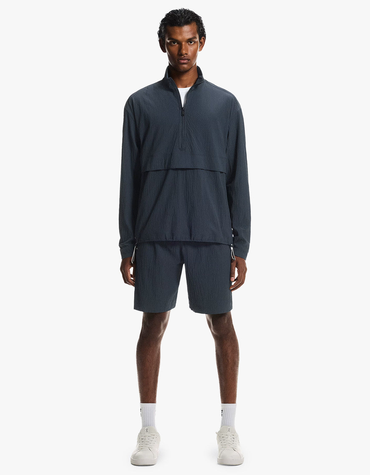 Courtside 1/2 Zip Eaze 1 Jacket - Midnight