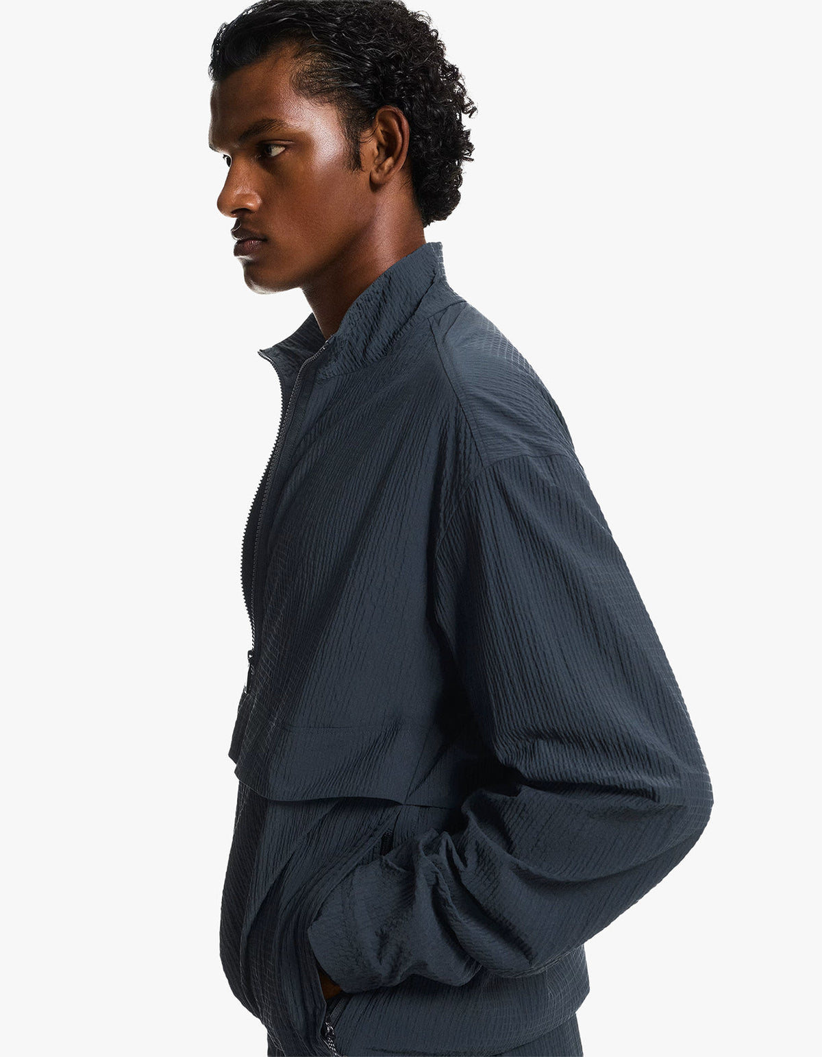 Courtside 1/2 Zip Eaze 1 Jacket - Midnight