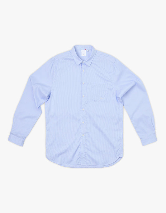 Market Shirt Thin Stripe - Blue/White/White
